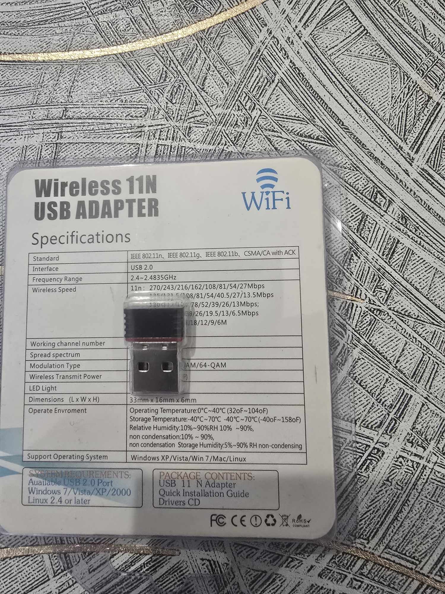 Adaptor wireless 150Mbps,